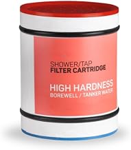 Tap & Showerhead Replacement Cartridge | 20-Stage Hard Water Filter Replacement | Chlorine Removal Water Softener for Bathroom & Kitchen | Reduces Hair Fall, Dry Skin & Hard Water Effects