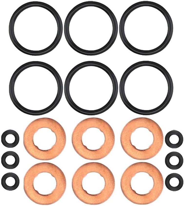 Fuel Injector Repair Seal Kit for Range Rover for Land Rover for Jaguar Replace LR032818 LR022992 LR054612 Automotive Replacement Fuel Injector Seal Kits