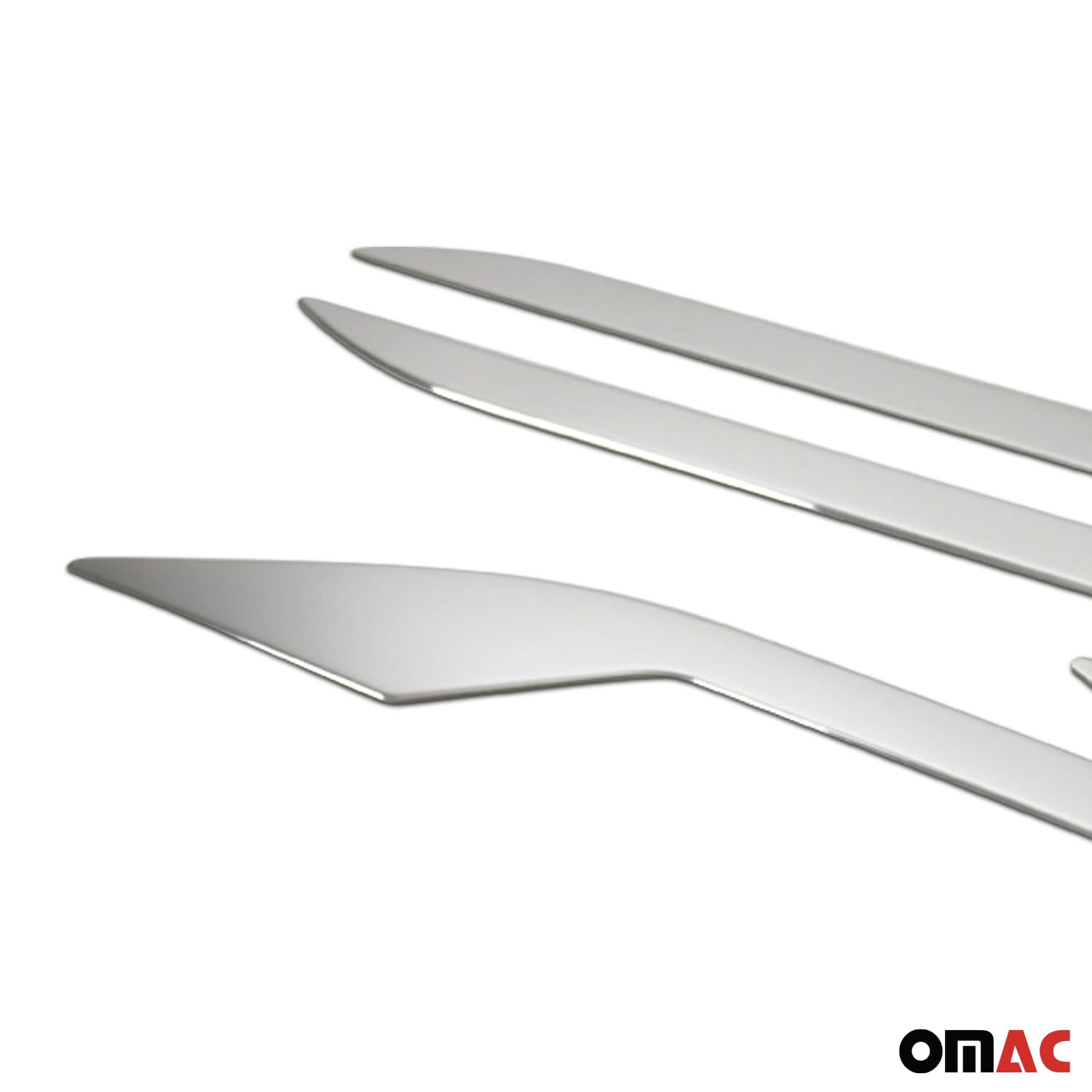 Baguette de Porte latérale, Baguettes de Porte, Baguette de Protection de Porte, Compatible avec Toyota C-HR 2016-2024, Chrome, 4X