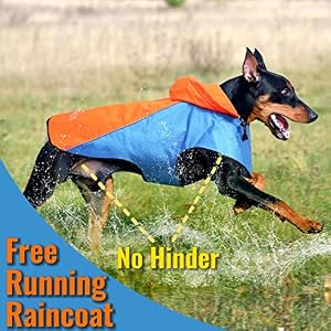 Dog Raincoat Dog Rain Jacket,Coat 100% Waterproof Dog Rain Coats,Jacket,Poncho for Small,Medium,Large Dogs. Reflective Orange Safety Hunting Dog Vest Multi Purpose Raincoats. Keep Dog Dry and Safety. Dog Raincoat Dog Rain Jacket,Coat 100% Waterproof Dog Rain Coats,Jacket,Poncho for Small,Medium,Large Dogs. Reflective Orange Safety Hunting Dog Vest Multi Purpose Raincoats. Keep Dog Dry and Safety.