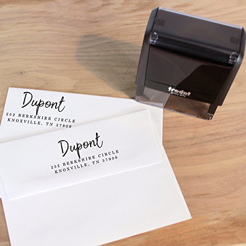 Custom Address Stamp | Return Address Stamp | Personalized Address Stamp | Self-Inking Stamp | Dupont Address Stamp #TOP3