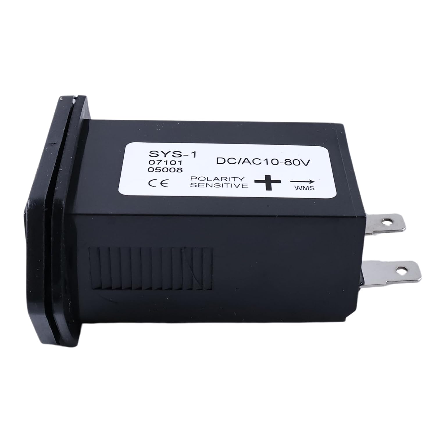 Rectangular Hour Meter Gauge SYS-1 10V-80V DC for Boats Trucks Forklifts Heavy Equipments and Generator Diesel Outboard Engines 6 Digit Display from 1/10 Hour
