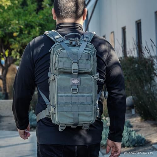 Image of MAXPEDITION Falcon-II Backpack, 23L Tactical Backpack, Survival Pack, Bug Out Bag, MOLLE Go Bag for EDC, 0513