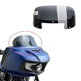 PANICAL Smoke Front Windshield Baffle Wind Deflector Spoiler fit for Indian 2020-2023 Challenger Pur