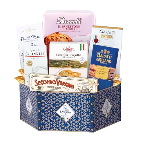 Re Regalo, Cesto Regalo Gastronomico, Confezione con Prodotti Tipici Italiani (Principe)