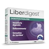 LIBERDIGEST | Complément Digestif aux Extraits Naturels | Ballonnements, Inconforts Digestifs et Lourdeur | Format Unicadose Pratique | Boite de 14 Unicadoses - 3C PHARMA