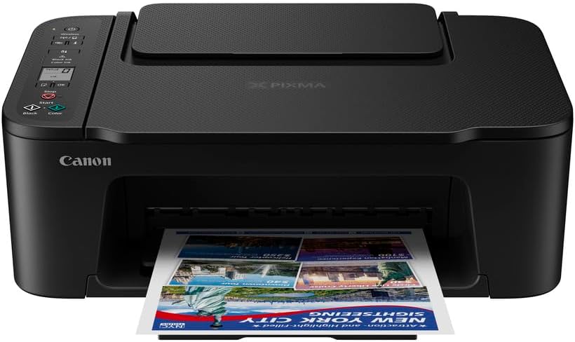 Canon PIXMA TS3750i - Stampante multifunzione a getto d'inchiostro a colori (stampa, scansione, copia, display LCD da 1,5 pollici, WLAN, Print App, 4800 x 1200 Dpi) compatibile PIXMA PRINT PLAN - nero modello compatibile Pixma Print Plan - Immagine 3