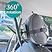 Funbliss 2-Pack Baby Car Mirror - Shake-Proof & Shatterproof, 360° Adjustable Angle, Clear Wide View for Rear-Facing Infants, Easy Install, Perfect Baby Travel Gear & Carseat Accessories