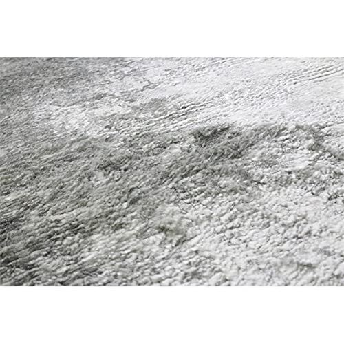 Bashian Radiance Collection Wz Hand Loomed 100% Banana Silk Area Rug 3.9X5.9 Oyster #TOP3