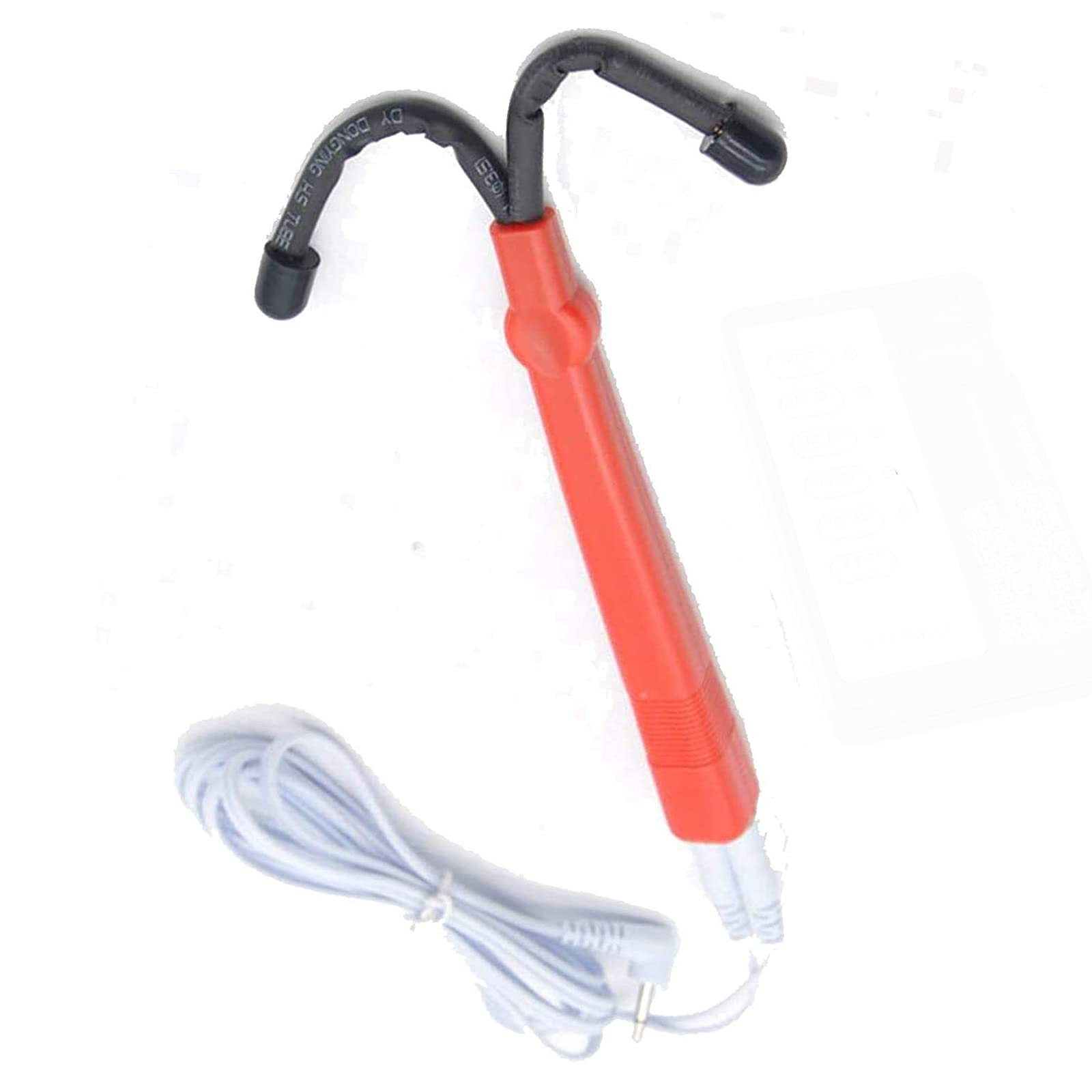 Electro Sex Electro Shock Wand Stimulator - Nipple Stimulator Breast/Clitoris/Penis Massager Stimulator Orgasm Stimulating Fetish Masturbation Sex Toys for Men Women (Without-Host-Red)