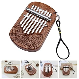 BIENKA Kalimba Mini Kalimba Pouce Piano 8 Touches Portable Doigt Piano avec Longes Petit Bois Pouce Piano Doigt Harpe… - Les Beatles, Paul McCartney, John Lennon, RIngo Starr, George Harrison BIENKA Kalimba Mini Kalimba Pouce Piano 8 Touches Portable Doigt Piano avec Longes Petit Bois Pouce Piano Doigt Harpe… – Image 6