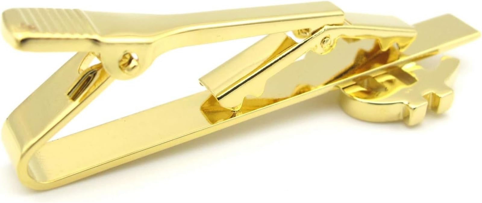 Fermacravatte per Uomo, Spilla Moda, Regali da Uomo, fermacravatta a Forma di Oro in Rame, Gioielli da Uomo