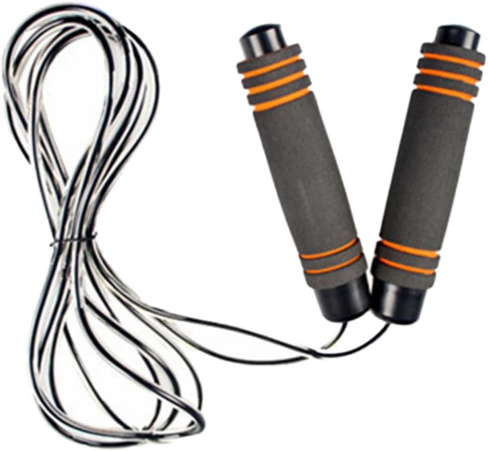 Milisten Fitness Rope Jump Rope for Workout Skipping Cord Memory Handles for Women Men Tangle