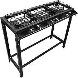 Fogão Semi-Industrial 3 Bocas Master Alto