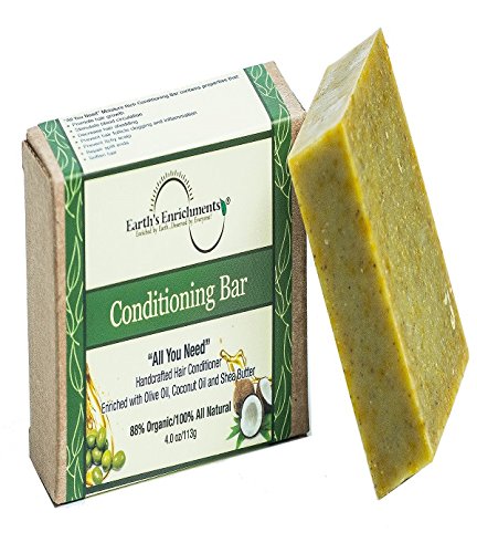 Conditioning Bar for Hair - Moisture Rich, Vegan, All-Natural with