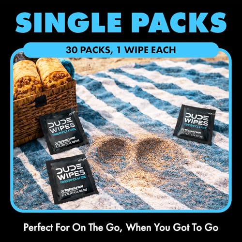 Save on DUDE Wipes Travel Wipes - 30 Count, Individually Wrapped - Image 2