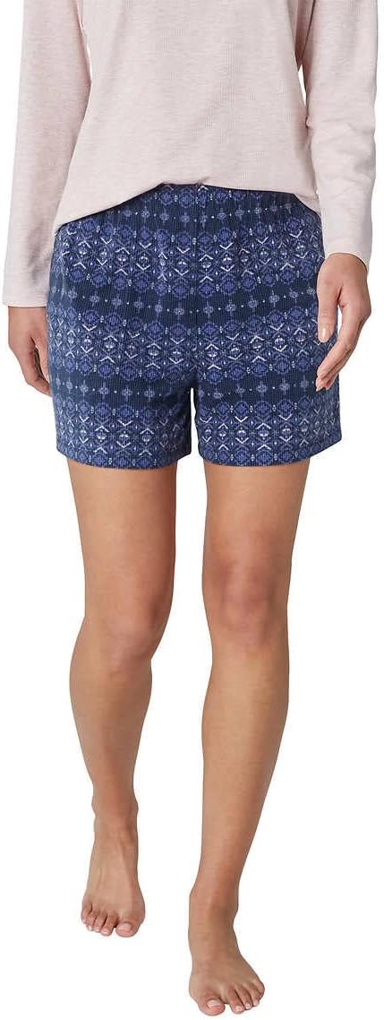 Eddie Bauer Women's 3-Piece Waffle Knit Pajama Set (Pink, Medium) - Image 7