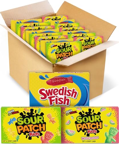 SOUR PATCH KIDS & SWEDISH FISH Soft & Chewy...