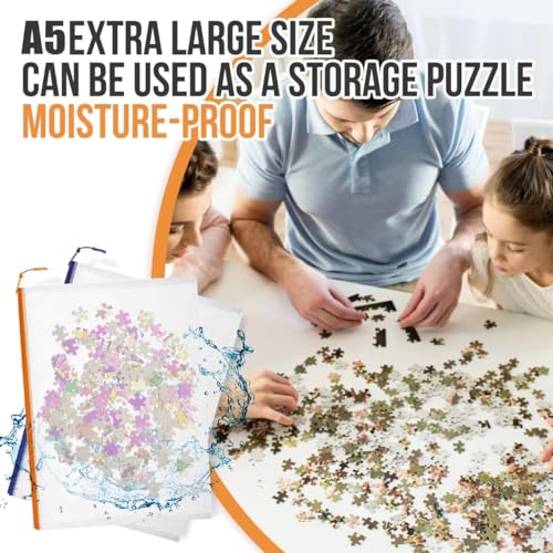 Image of 24pcs Mesh Zipper Pouch File Bags Puzzle Storage Bags, A5 Size 9.4 x 6.9 Inches Large Reusable Zipper Pouches for Organizing Classroom Board Game Organization