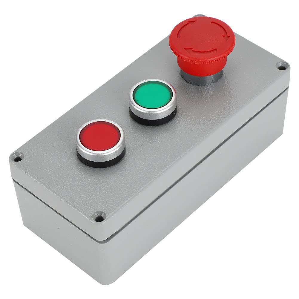 Boîte de commande étanche IP66 pour protéger vos circuits extérieurs 3 boutons - 8