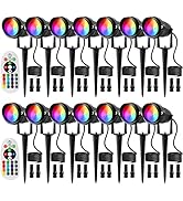 Junview Christmas Spotlights Outdoor Low Voltage Landscape Lights