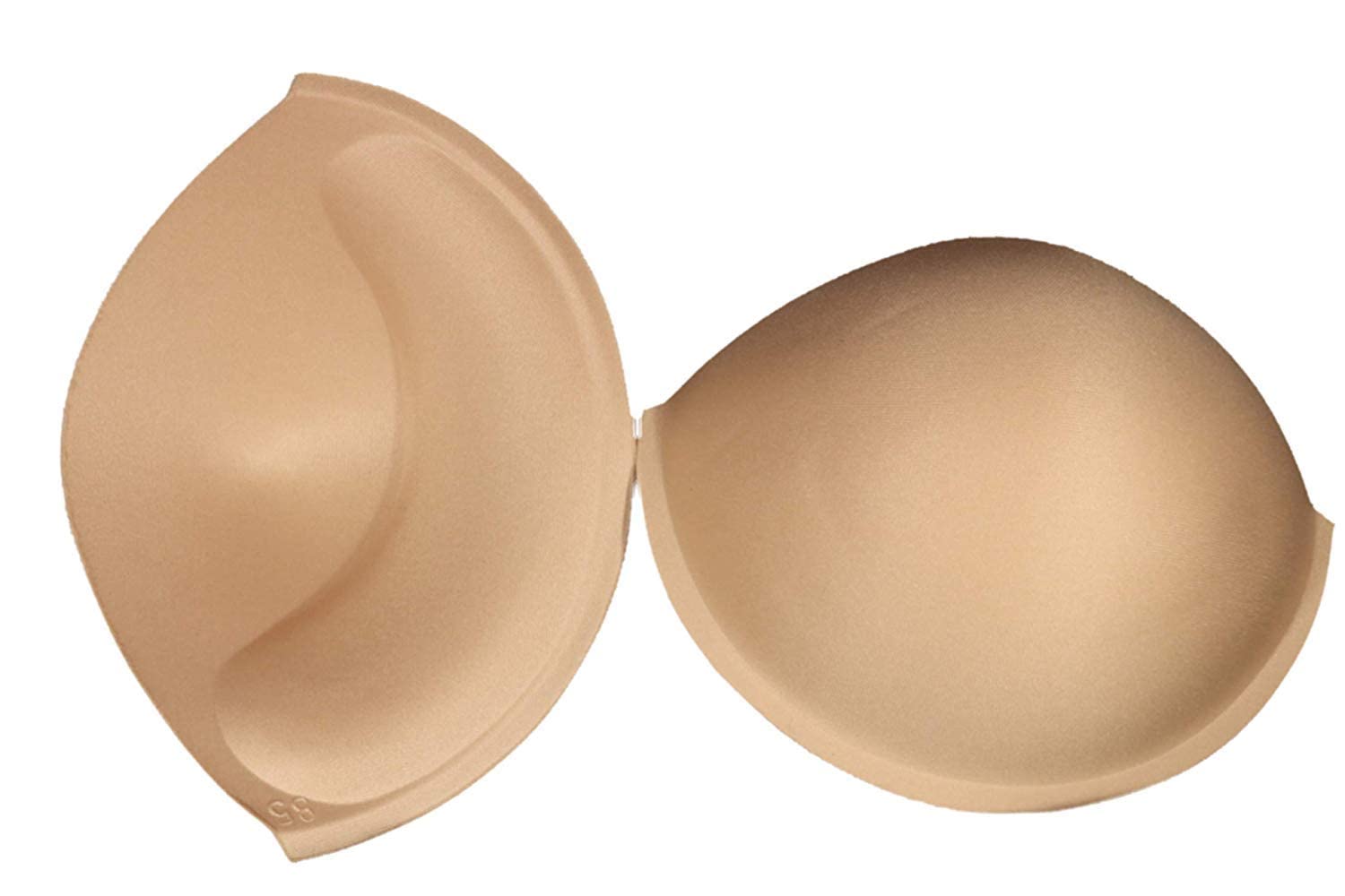 Mnj Trimmings Beige - 3 Pairs Sew In Push Up Bra Cup (, B(80)- Medium)