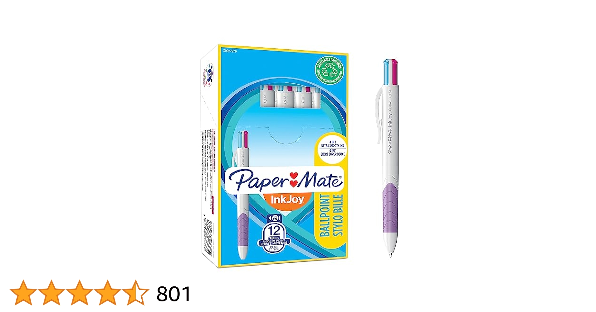 Amazon.com : Paper Mate InkJoy Quatro 4-Colour Ballpoint Pen