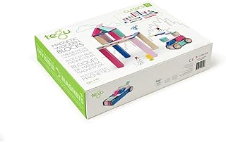 42 Piece Tegu Magnetic Wooden Block Set, Blossom, 1-99 years old