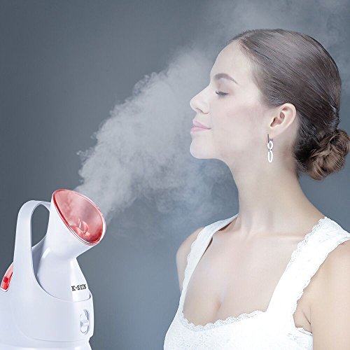 K-SKIN Facial Steamer Superfine Hot Mist to Moisturize and Cleanse Compact Design
