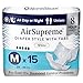 NorthShore AirSupreme Incontinence Tab-Style Briefs, Medium, Pack/15