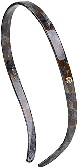 EVITA PERONI Women's Glasses Headband, Basic Resin Hair Band, 1 Count (Pack of 1), Starry Gray