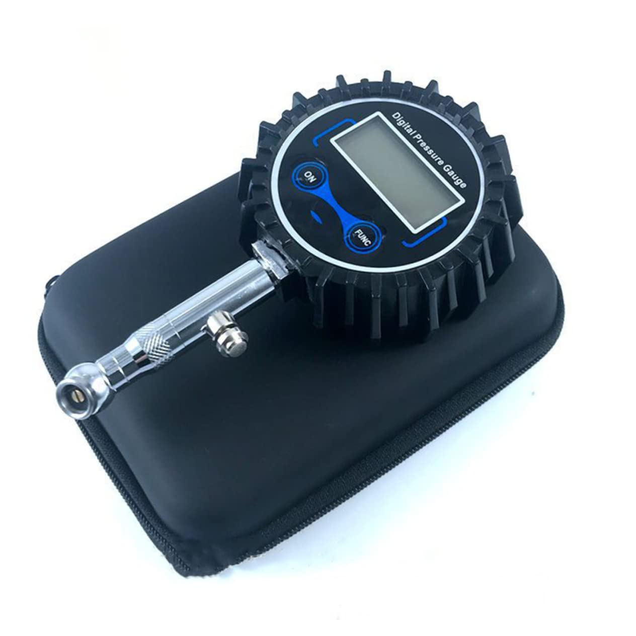 Heavy Duty Metal Chuck Tire Air Pressure Gauge Pressure Gauge for Car Truck Motorcycle Bicycle (1pc)