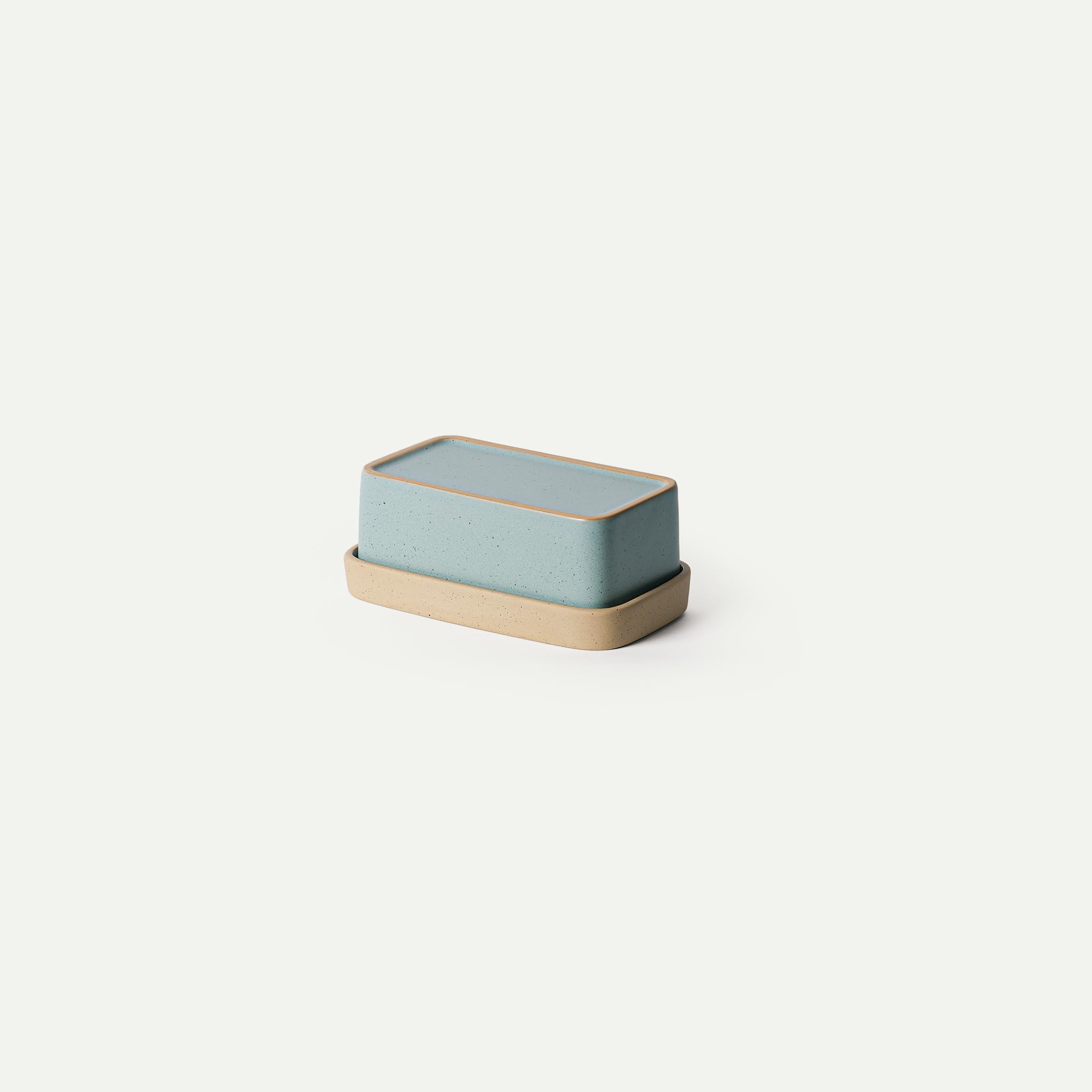 Photo 1 of [Missing Lid, Just Lid] Mora Ceramic Two-in-One Butter Dish with Lid - Iris