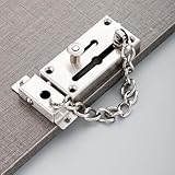 cadenas de hoteles de lujo en mexico Protección de entrada delantera: asegura tu puerta principal con esta cadena de puerta resistente y perno de bloqueo, diseñado para reforzar la seguridad de entrada para hogares, apartamentos y alquileres.