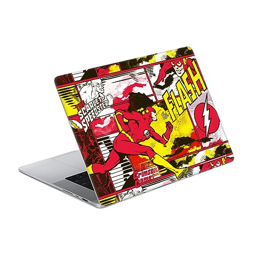 Sticker MacBook Pro 14 A2442 Flash DC Comics : transformez votre espace de travail en univers geek