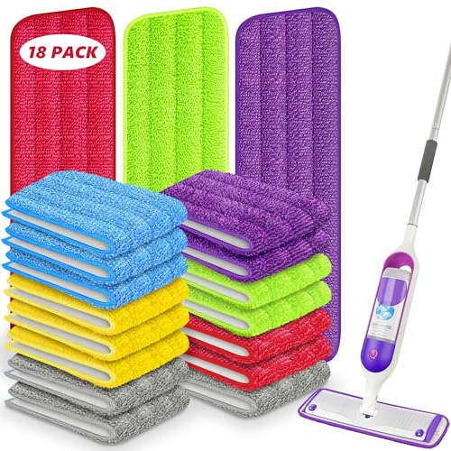 Serpillères réutilisables compatibles avec Swiffer PowerMop lingettes de rechange sol