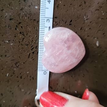 Amazon.co.jp: ハートの形 天然 ピンク クリスタル ストーン