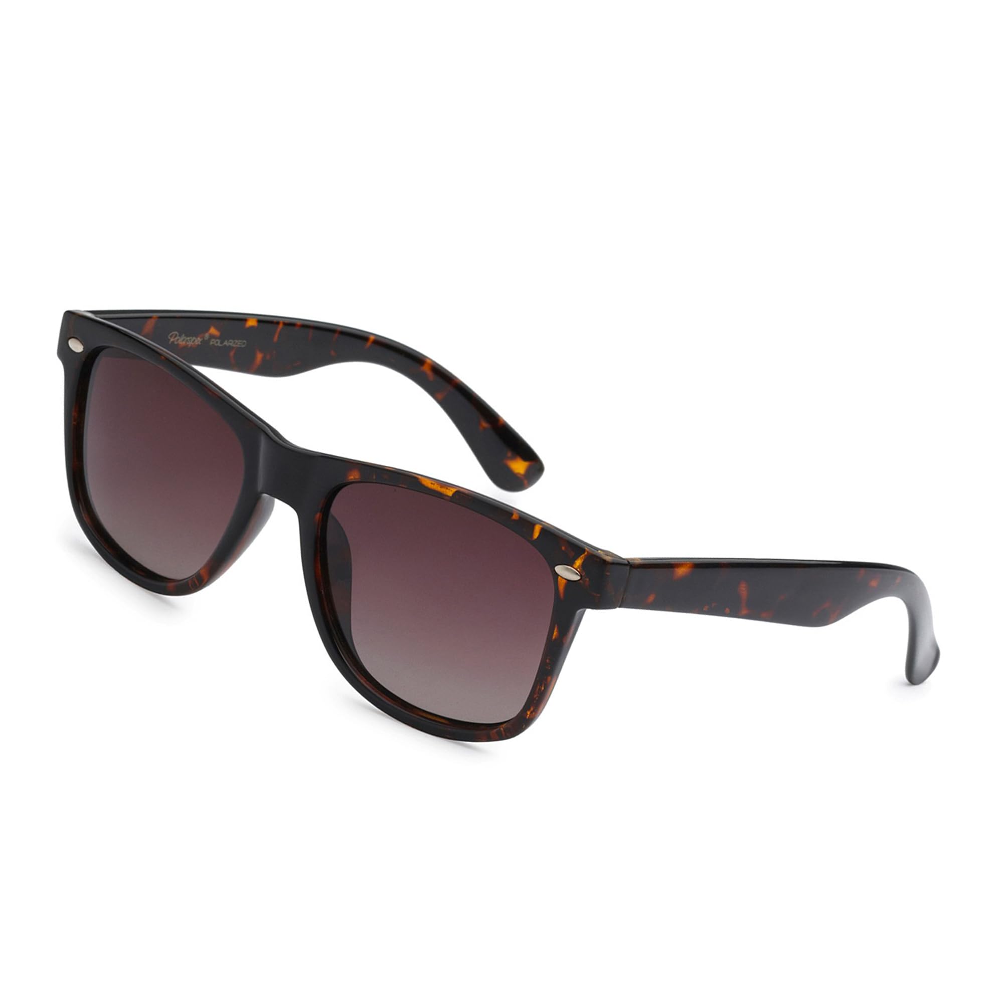 PolarSpex Polarized Sunglasses for Men and Women – UV Protection, Durable & Lightweight Retro Sunglasses for Driving, Fishing