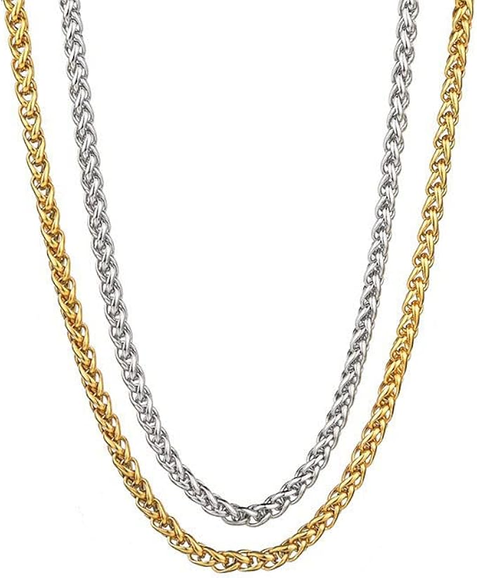 勾玉 アズキチェーン ネックレス 梵字