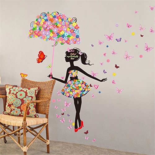 Romote The Flower Of Butterfly meihuida Magic Fairy Draft Bright Bright Color Label of the wall for Decoration