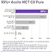 C8 MCT Aceite Puro | Produce 3 X Más Cetonas Que Otros...
