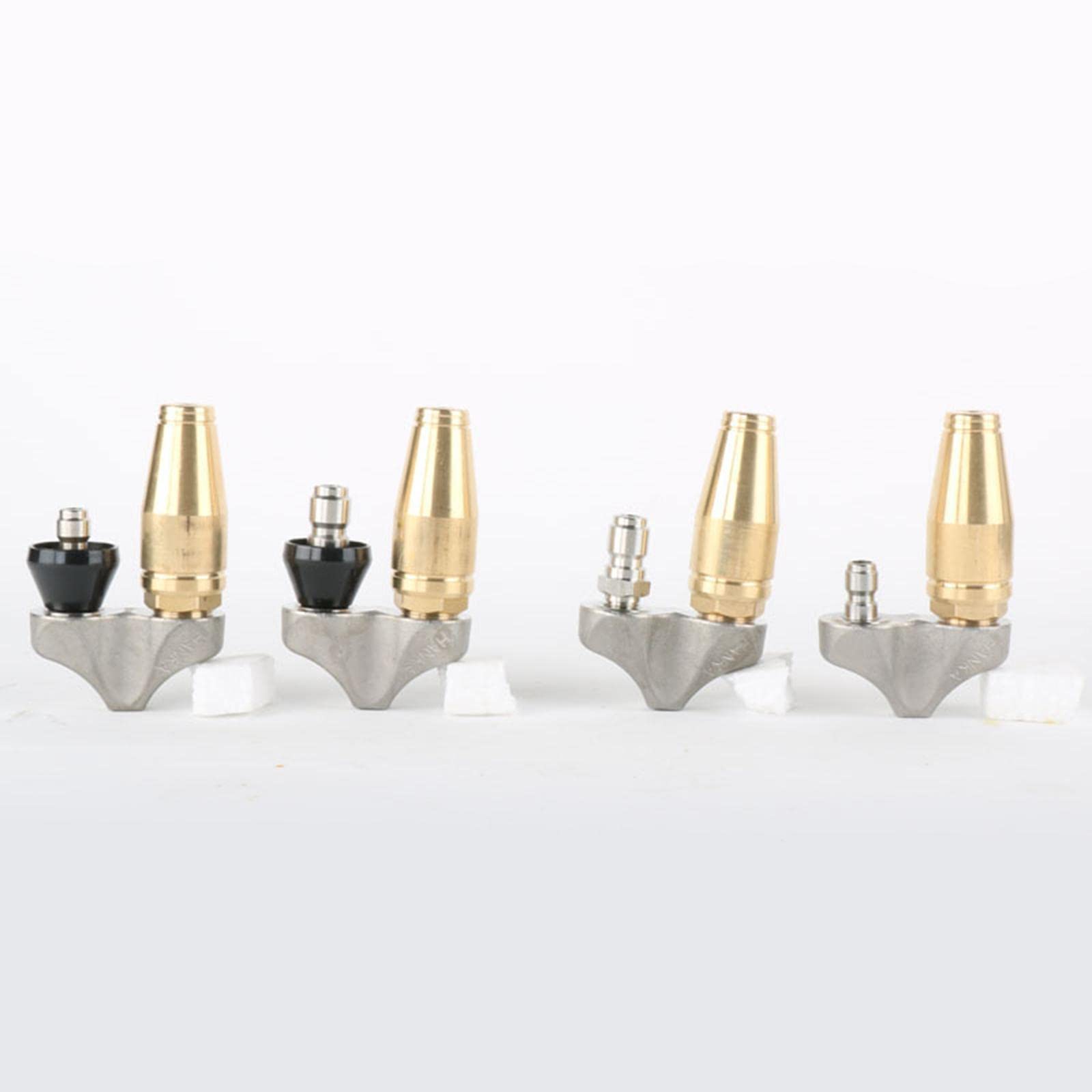 3/8 Zoll Reinigung Reverse Turbo Kanalisation Abfluss Jetter Düse 3000 PSI Edelstahl Messing Anti-Shedding Protection