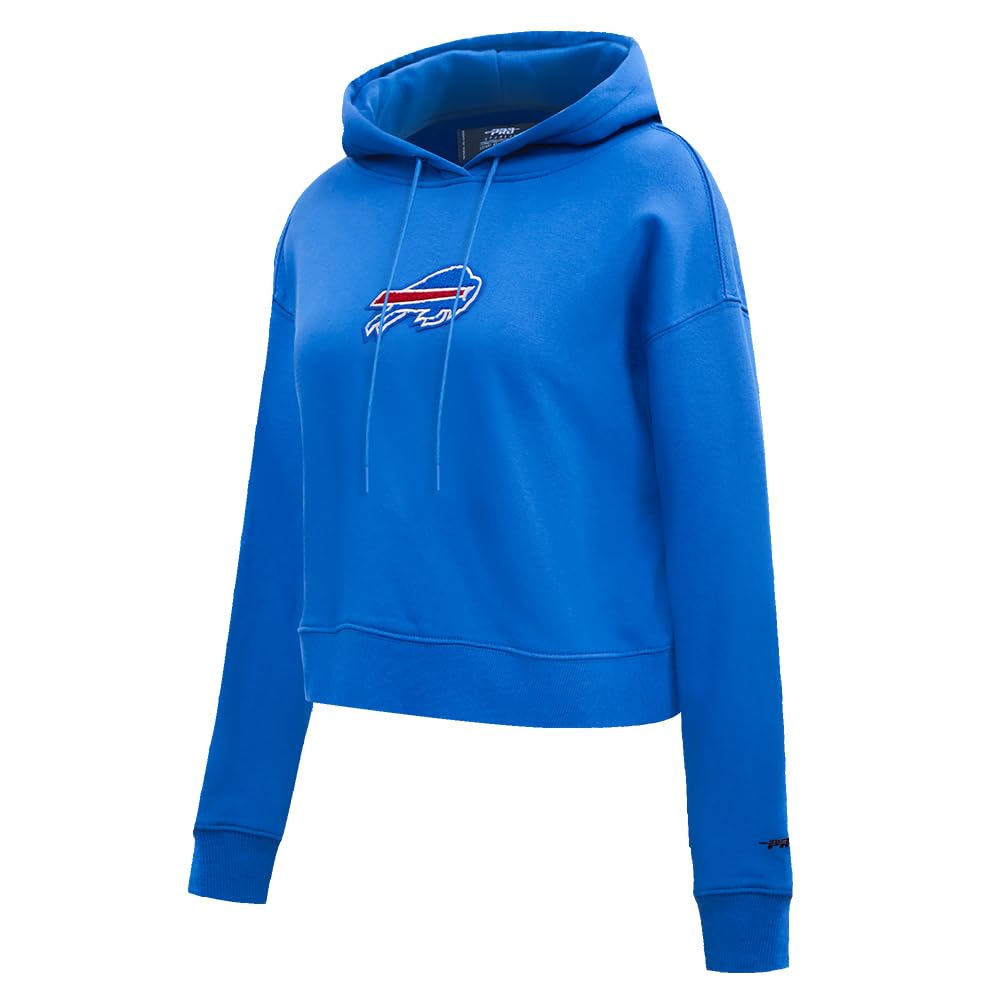 Pro Standard Damen Womens NFL Classic Chenille Brushed Back French Terry Cropped Pullover Hoodie Mit Kapuze Sweatshirt (1er Pack)