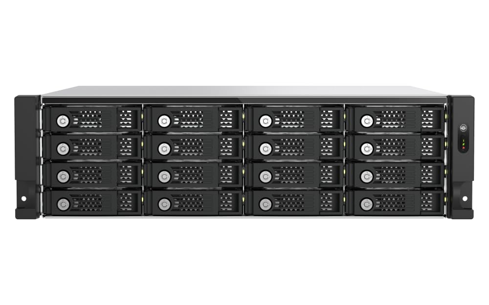 QNAP TL-R1600PES-RP-US 16 Bay 3U Short Depth Rackmount JBOD