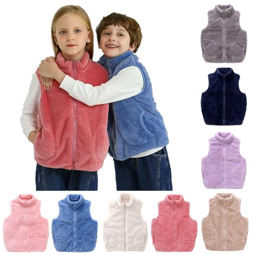 Children's Lightweight Wear Boys Girls Autumn and Winter Hooded Thermal Vest Coat Toddler Boy Winter