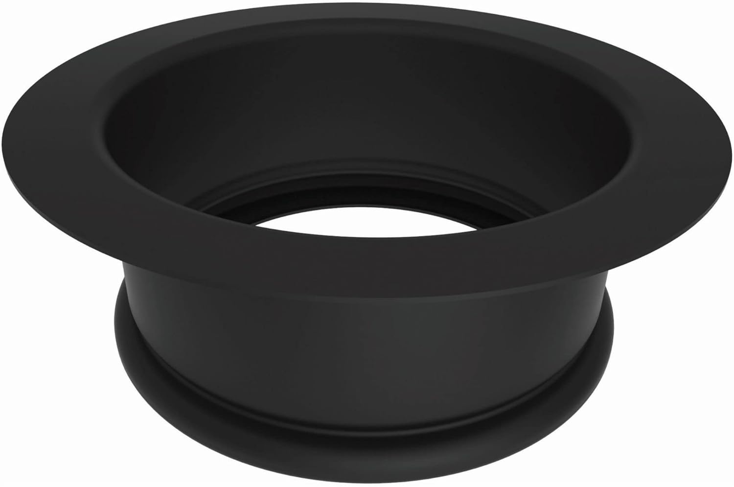 Brasstech 112/56 Disposal Flange Flat Black