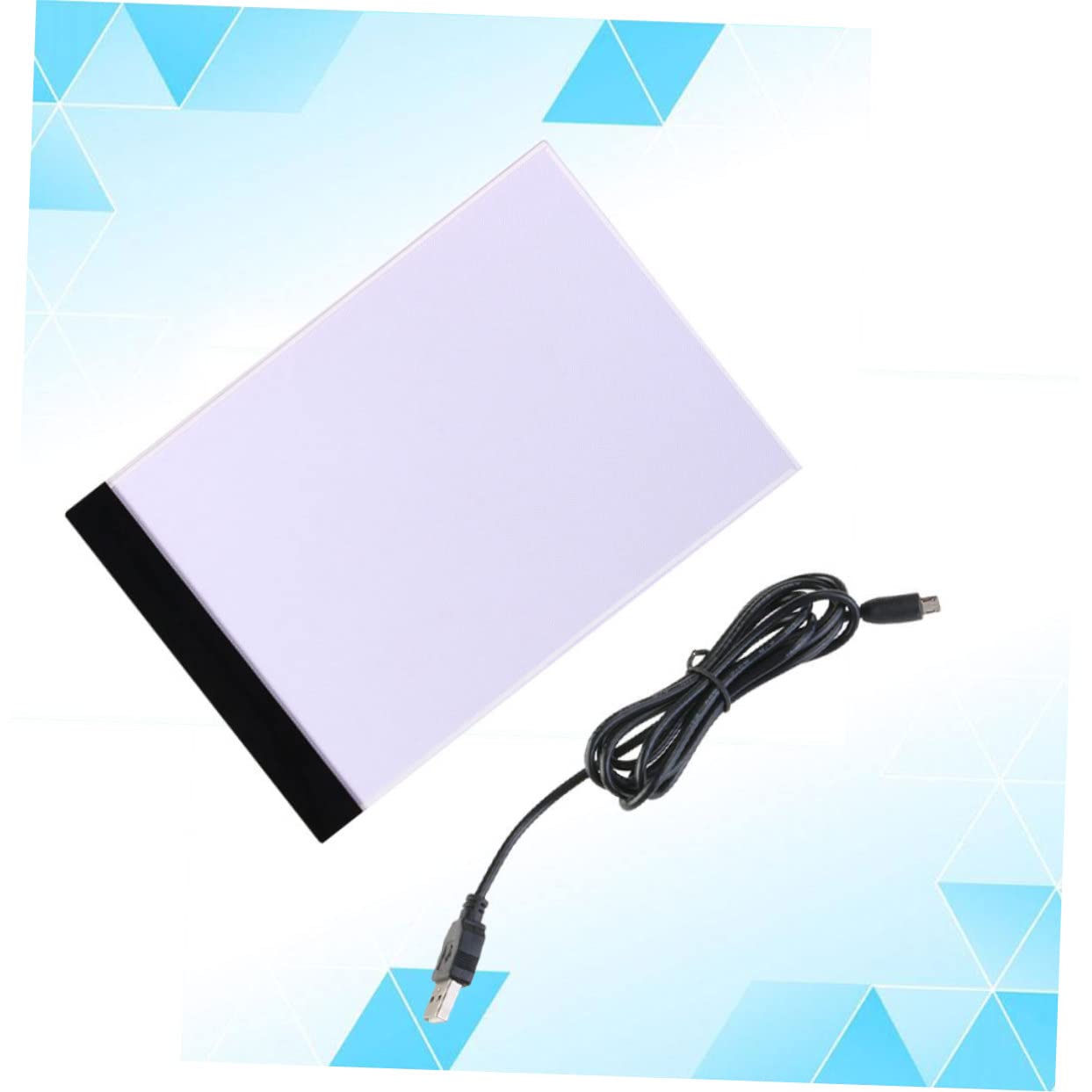 Tavola Luminosa LED A4 Bianca in Acrilico, Copia Disegno | Cavo USB Incluso, Uso Professionale e Pratica Pittorica, Formato Sottile Facile da Portare e Riporre