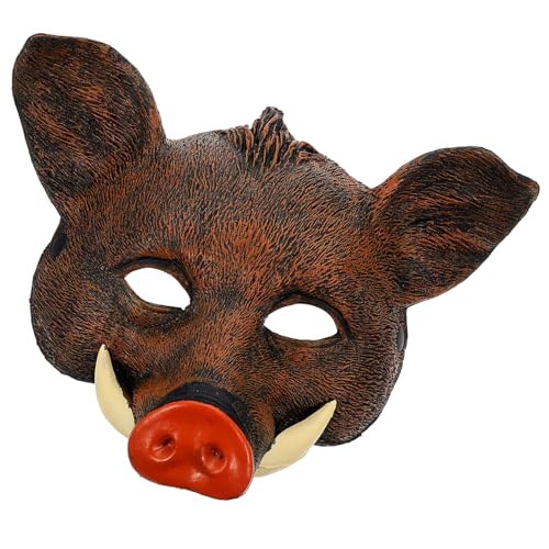 TOYANDONA Masque De Sanglier Créatif Pour Adultes Accessoire De Déguisement Halloween Masque Cosplay Festif Pour Fêtes Bal Masqué Et Festivals De Musique Surprise Originale Pour Et