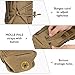 IDOGEAR Tactical Pouch Molle Drawstring Magazine Dump Pouch Mag Recycling Pouch Universal Bag (Coyote Brown)