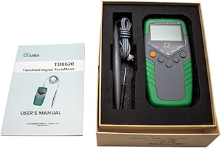 TD8620 Permanent Magnet Gauss Meter, Handheld Digital Tesla Meter Magnetic Flux Meter Surface Magnetic Field Test 5% Accuracy